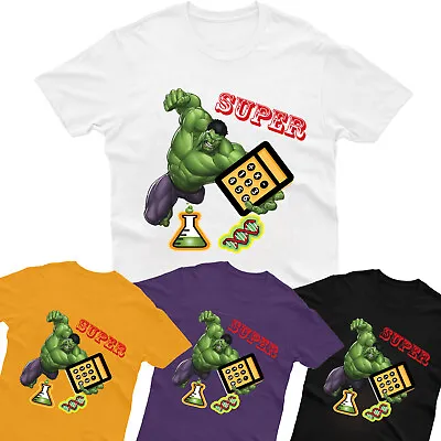 Super Maths Day Kids Tshirt Mathematical Learning School Wear Children Top Tee • £7.99