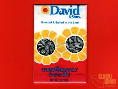 David & Sons Sunflower Seeds Vintage Package Art 2x3  Fridge/locker Magnet • $3.75