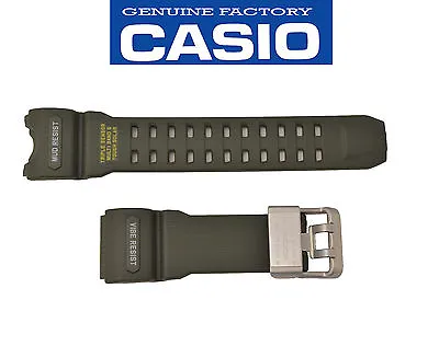 CASIO G-SHOCK Watch Band Strap Mudmaster GWG-1000-1A3 Original Green Rubber  • $199.96