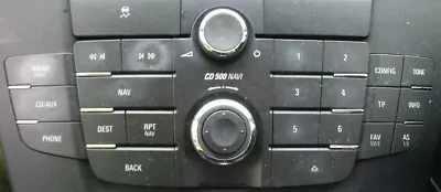 Vauxhall Insignia 2008-2013 Cd Control Panel -13273255/ Cd500 Nav1 • £30