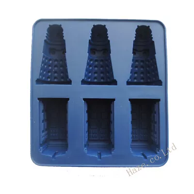 Doctor Who Tardis And Dalek Silicone Ice Cube Tray Candy Jelly Toy  • $20.86