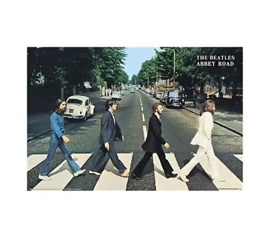 388728 The Beatles Abbey Road Rolled Poster Wall Hanging 610mm X 915mm Slot #49 • $12.99