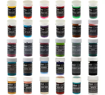£3.28 • Buy Sugarflair Concentrated PASTEL Food Colouring Paste Gel 50+ Colours 25g