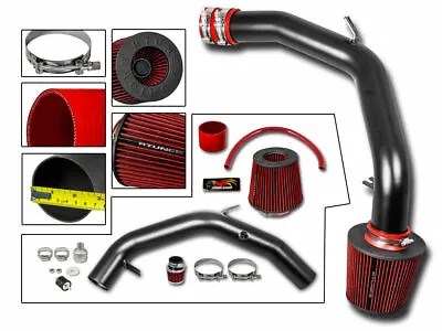 MATTE BLACK COLD INDUCTION AIR INTAKE +DRY FILTER 99-05 Golf Jetta MK4 1.8T 2.0L • $98.99