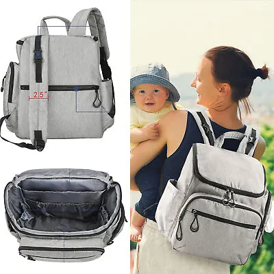 Diaper Bag Backpack Baby Travel Waterproof Large Pack Mummy Baby Child Bag US • $19.99