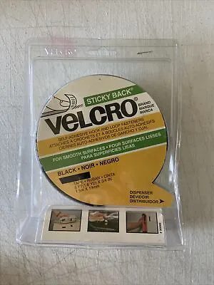 VELCRO Brand STICKY BACK Tape Roll 3/4  X 5' Black • $11.99