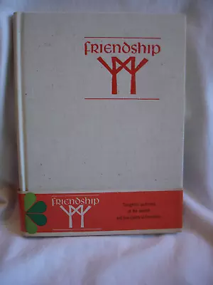 Friendship Compiled By Ralph L. Woods Hardcover Book 1969 W/ Jacket Band • $6