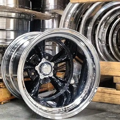 15x12  TORQ THRUST D (black) CUSTOM BUILT CHEV FORD MOPAR AMERICAN RACING • $599