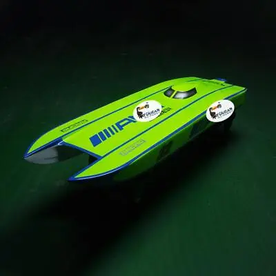 Green Electric Racing E32 Prepainted KIT RC Boat Hull Only For Advanced Player • $453.26