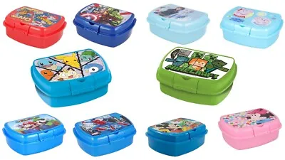 £9.99 • Buy Kids Character Sandwich Lunch Box Food Fruit Snacks Children Back To School