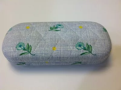 Vera Bradley Retired Rare Watercolor Light Blue Hard Eyeglass Case • $24