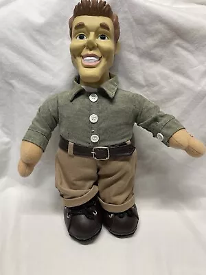 Mr. Wonderful Talking Plush Doll With Plastic Face Dan Dee 15” Vintage • $24.99