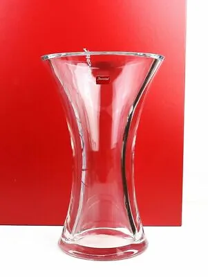 Baccarat Crystal Umbrella 15” Extreme 30 Lb Large Deco VASE Mint In Box • $6531.93