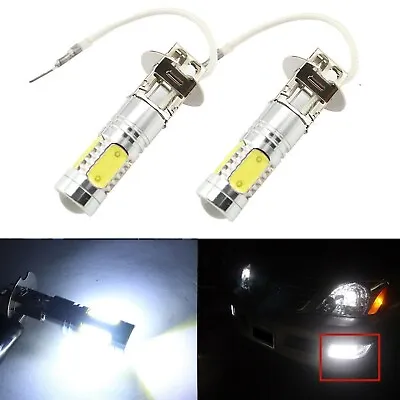 2X H3 White LED Foglight Bulbs/Globes Suits Commodore VT VX VY VZ Xenon • $20.98