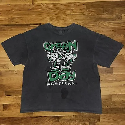 Green Day Kerplunk Shirt Oversized XL Mineral Wash Punk Blink 182 Rancid Op Ivy • $10