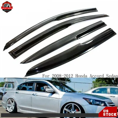 For Honda Accord Sedan 2008 2009-2012 Mugen Style Window Vent Visor Rain Guard • $24.29