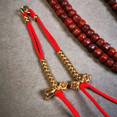 Gandhanra Handmade Gilded Tibetan Buddhist Prayer Bead Counters For 8-15mm Mala • $29.99