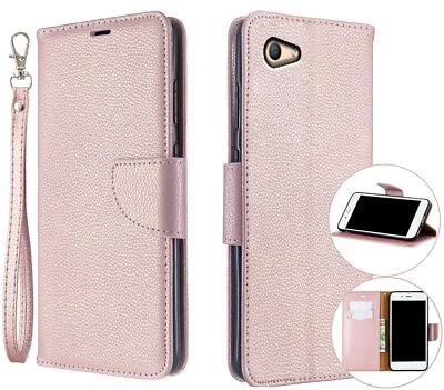 $7.50 • Buy Oppo A59 F1s Pu Leather Wallet Case Lichi Grain Finish