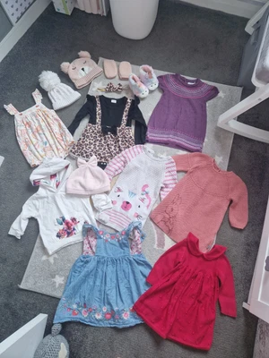 £2.99 • Buy Large Baby Girls 6-9 Months Clothes Bundle