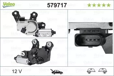 Valeo 579717 Rear Window Windscreen Wiper Motor 12V Replacement Spare LHD RHD • £117.30