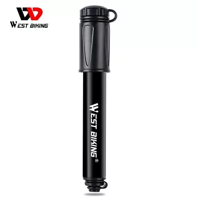 WEST BIKING Portable Bike Hand Pump Cycling Bicycle Tire Air Inflator Ball Pump • $12.57