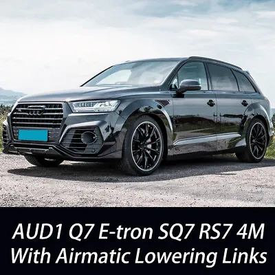 For 2017+ Audi Q7 E-tron SQ7 RSQ7 4M Adjustable Lowering Kit Link Air Suspension • $129.99