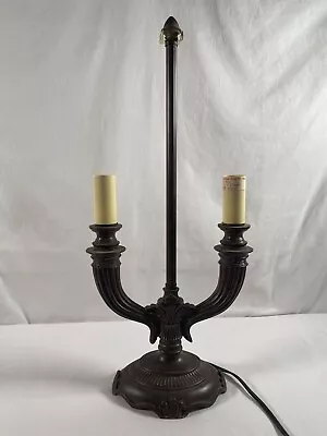 Vintage Baroque 2 Light 2 Candlestick Table Lamp #195 READ  • $78.21