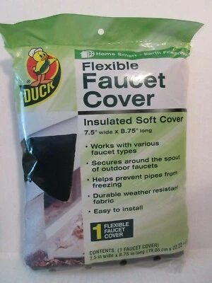 Duck Flexible Outdoor Faucet Spout Insulated Soft Cover Wrap  7.5  W X 8.75  L  • £4.72