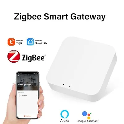 Tuya Zigbee 3.0 Gateway HUB Wireless Smart Home Bridge Smart Life Remote Control • $32.08