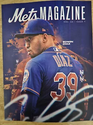 2024 New York Mets Opening Day Magazine Vol. 63 Issue 1 Brand New From Citifield • $25.99