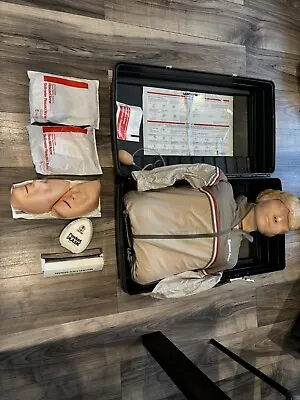 Resusci Anne Laerdal Medical First Aid CPR Training Manikin Torso & Case Masks • £200