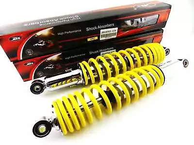 HONDA MT250 ELSINORE 365mm JBS YELLOW/CHROME SHOCK ABSORBERS EYE TO EYE • $114.49