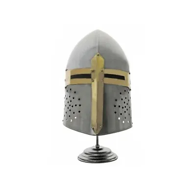 Decorative Knights Templar Sugar Loaf Helmet With Stand • $81