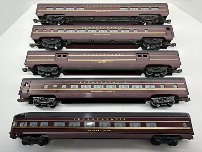 Weaver Pennsylvania 20” Streamlined Aluminum 5-Car Passenger Set. Gold Edition. • $320