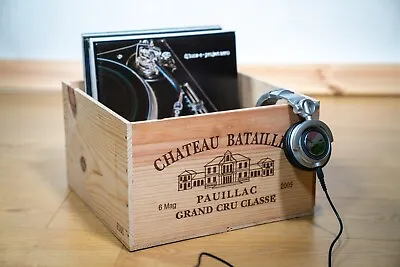 £17.95 • Buy Wooden Wine Box Crate. 6 Magnum Size. French. Genuine, Storage, Hamper, Planter 
