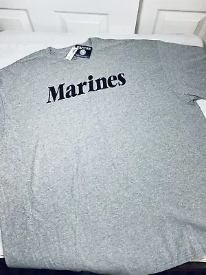 US Marines Corps  Marines  T Shirt Licensed USMC 3X LARGE PT Workout Gray NWT • $18.99