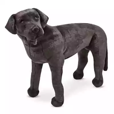 Plush Black Lab Cuddly Toy For Kids - Melissa And Doug • £64.99