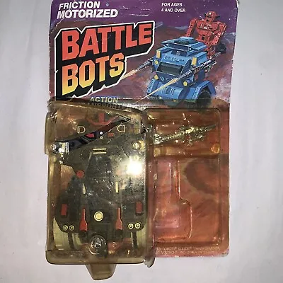 Vintage Motorized Battle Bots Transporter Robot Ko Transformers Moc Marchon 1985 • $30
