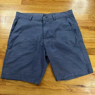 O’Neill Mens Size 34 Blue Flat Front Chino Golf Casual Shorts • $13.95