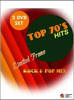 70's Rock & Pop Music Videos - 2 DVD's - 100 Hits  • $23.99