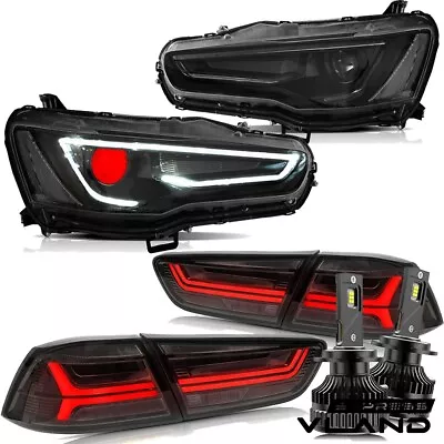 Led Headlights+LED Tail Lights W/Startup Animation For Mitsubishi Lancer 2008-19 • $921.99