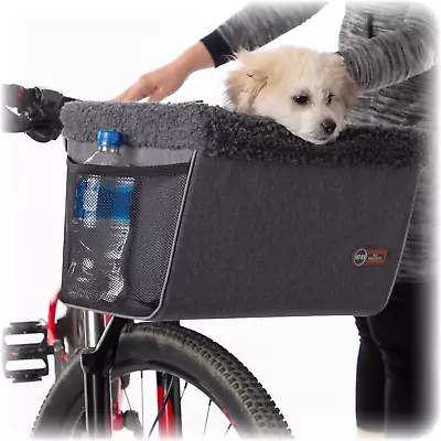 Universal Bike Pet Carrier For Travel Cat And Dog Bicycle Baskets Classy Gray  • $94.72