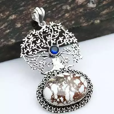 Wild Horse Jasper Tanzanite Handmade Pendant Jewelry Mother's Day 3  AP-13195 • $3.99