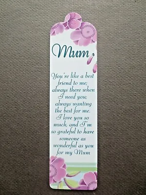 BOOKMARK MUM You Are Like A Best Friend To Me Gift Present Mother's Day • £3.50