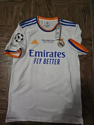 Real Madrid GQ1359 CHAMPIONS FINAL 22 MODRIC S ORIGINAL JERSEY SHIRT • $150