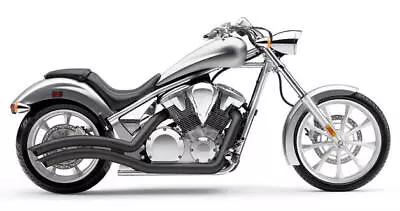 Cobra Speedster Swept Exhaust System Black #1233B Honda VT1300 • $825.96