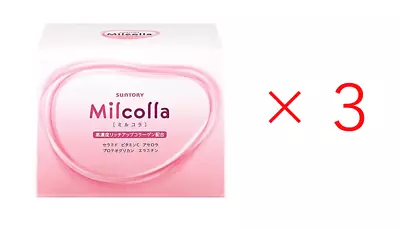 3 Set Suntory Milcolla Collagen Powder 30 Day /30 Sticks Milk Ceramide • $180.47