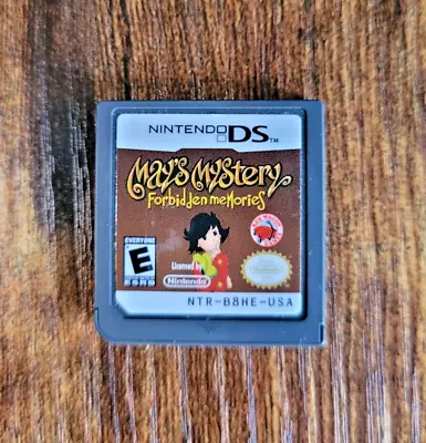 Mays Mysteries: Forbidden Memories (Nintendo DS 2011) Authentic Game Cart Only • £9.78