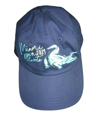 Miami Golf Open 2021 Lacoste Alligator Blue Hat Cap Mens Adjustable • $17.50