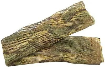 Army Scrim Net Scarf 1m Sniper Veil Hunting Sas Disguise Wind Sand Protection • £7.99